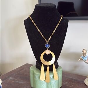 KATE SPADE SUNSHINE STONES STATEMENT NECKLACE 32"